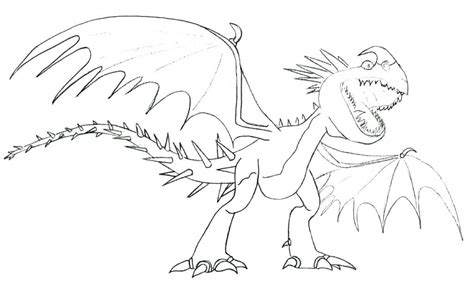 toothless  light fury  coloring pages lautigamu