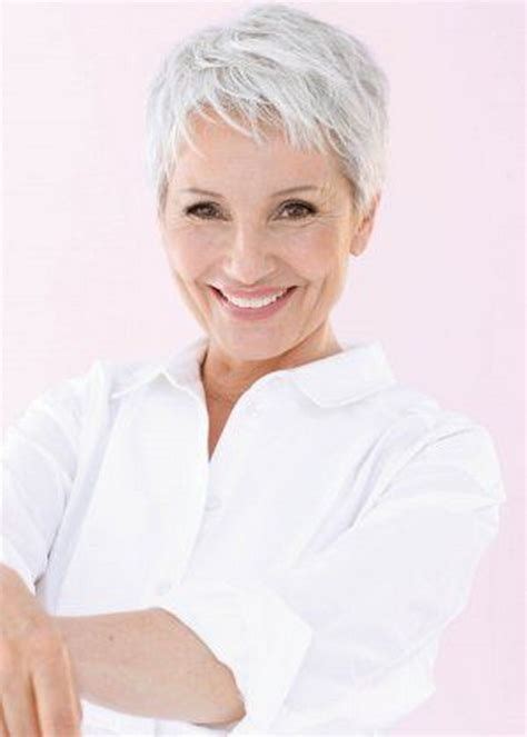 Image Result For Short Sassy Gray Hairstyles For Over 60 Thin Fine