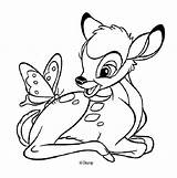 Bambi Disney Coloring Pages Butterfly Lisa Cartoon Colouring Printable Frank Draw Choose Board sketch template