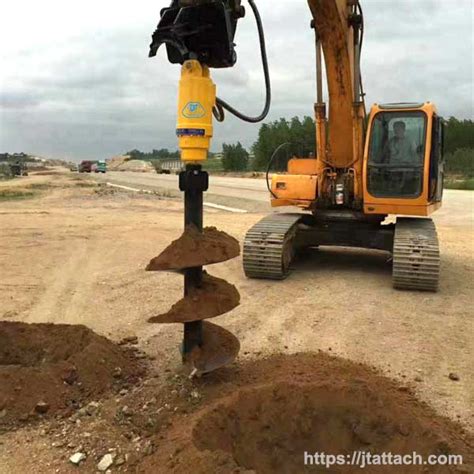 high quality excavator auger hydraulic auger  excavators  sale jiangtu excavator
