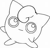 Pokemon Jigglypuff Coloring Pages Printable Getcolorings Revealing Color Getdrawings sketch template