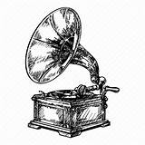 Gramophone Pngall sketch template