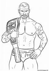 Wwe Coloring Pages Randy Orton Printable Roman Reigns Print Color Hardy Jeff Drawing Wrestling Colouring Colour Books Kids Paper Getcolorings sketch template