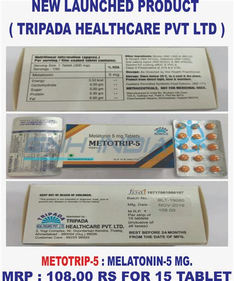 buy melatonin metrotrip mg mg  brukem life care   price