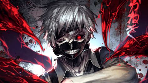 Tokyo Ghoul Ken Kaneki Mask 5 Anime Background