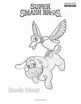 Duck Smash Hunter Bros sketch template