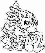 Pony Coloring Christmas Little Pages Disney Tree Printable Kids Horse Princess Unicorn Colouring Girls Color Printables Print Pinkie Pie Sheets sketch template
