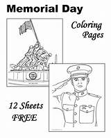 Memorial Coloring Pages Kids Remembrance Sheets Patriotic Printable Worksheets Raisingourkids Books Book Poem American Thank sketch template
