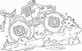 Monster Truck Coloring Pages Trucks Printable Kids Boys sketch template