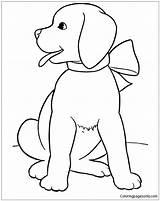 Pages Puppy Easter Coloring Sweet Color Online sketch template