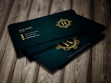 luxury business card  nazmus shahadat hiron  dribbble