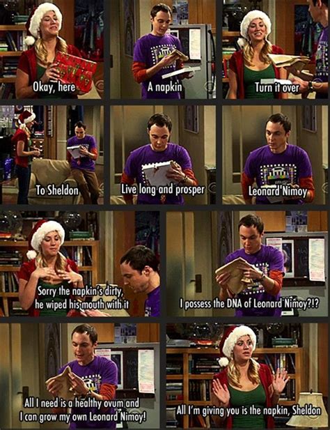 Funny Big Bang Theory Scene With Sheldon And Penny Dump A Day