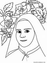 Therese St Coloring Pages sketch template