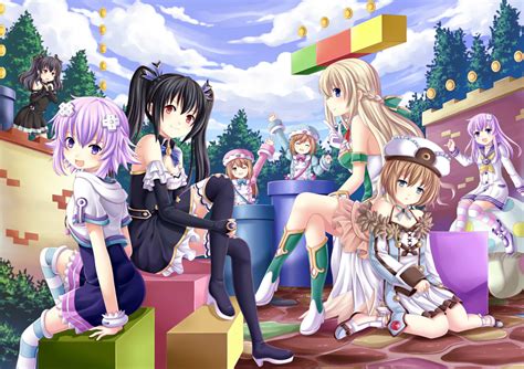 blanc hyperdimension neptunia nepgear neptune noire uni