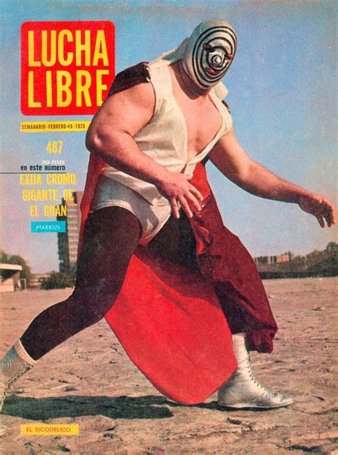 lucha libre magaine covers of the 1970s