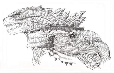 Godzilla Zilla T Rex Velociraptor By Amirkameron On Deviantart
