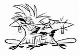 Beavers Angry Coloring Pages Beaver Modern Cartoon Life Drawing Drawings Google Tattoo Toons Nick Colouring Rockos Nicktoons Cartoons Result Color sketch template