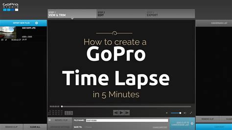 gopro studio  create  gopro time lapse video   minutes goprofanaticscom youtube