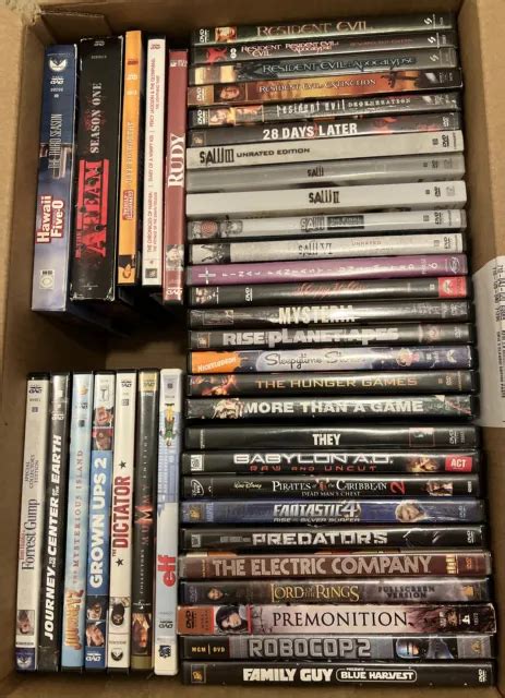 wholesale dvd lot 43 dvds boxsets movies and tv shows used action comedy