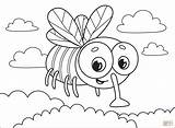 Coloring Fly Pages Supercoloring Cartoon Categories sketch template