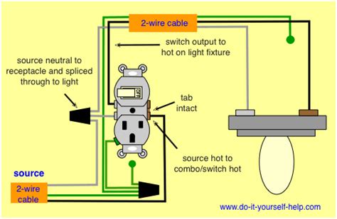 wiring diagram  light switch outlet combo  god disguised