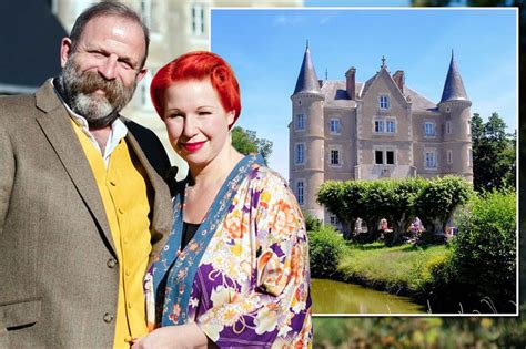 Escape To The Chateau Couple Dick Strawbridge And Angel Adoree Rake In