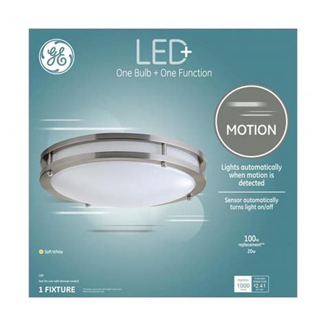 ge led motion sensor light indoor motion sensor night lights soft white  watt replacement