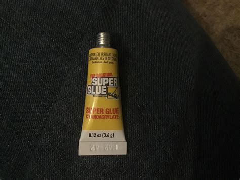 picked   super glue   dollar store possibly