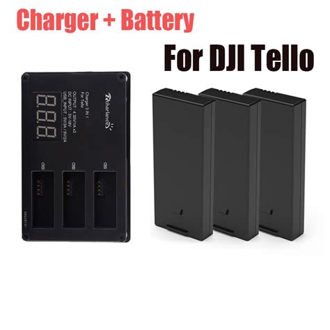 original dji tello battery drone tello battery charger charging  dji hub tello flight