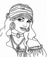 Gypsy Sketch Drawing Scarlett Royal Drawings Coloring Pages Fineartamerica Adult Book sketch template