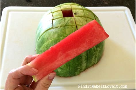 how to cut a watermelon the easiest quickest method the hearty soul