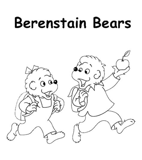 top   printable berenstain bears coloring pages