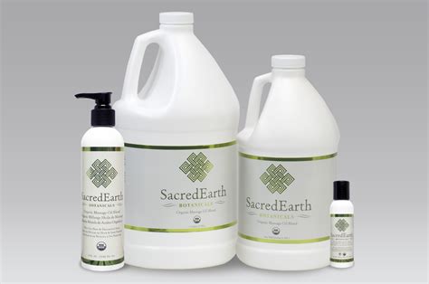 sacredearth botanicals® unscented massage oil