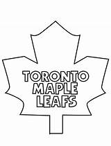 Hockey Toronto Leafs sketch template