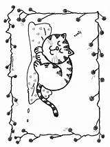 Schlafende Katze Slapende Gato Durmiendo Malvorlagen Dormant Malvorlage Kleurplaten Dorminhoco Gatto Dormente Katachtigen Tiere Coloriages Felinos Felino Chats Felini Annonse sketch template