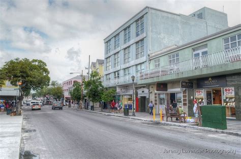 bay street in downtown nassau the bahamas by jeremy lavender