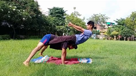 acro yoga pair yoga yoga duo youtube