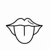Tongue Stockunlimited Vectors Cdn3 sketch template