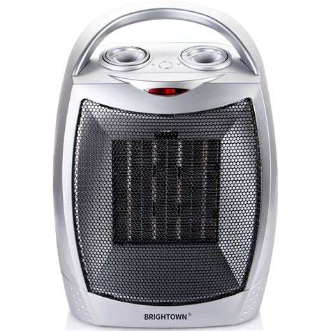 space heater portable ceramic fan heater  adjustable thermostat  overheat protection