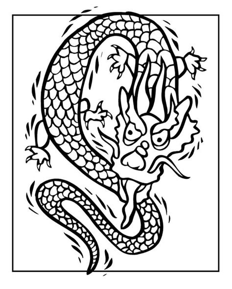chinese dragon head drawing  getdrawings