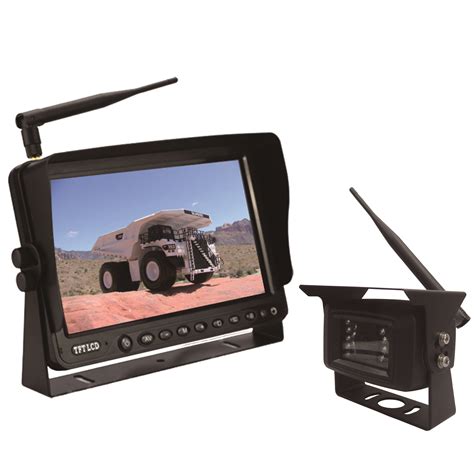wireless reverse camera system  dvr function support  sd card video recording
