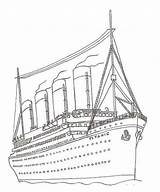 Titanic Coloring Rms sketch template