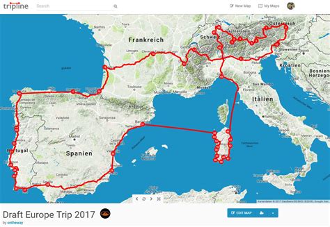 erste routenplanung fuer unseren europe road trip immer unterwegs
