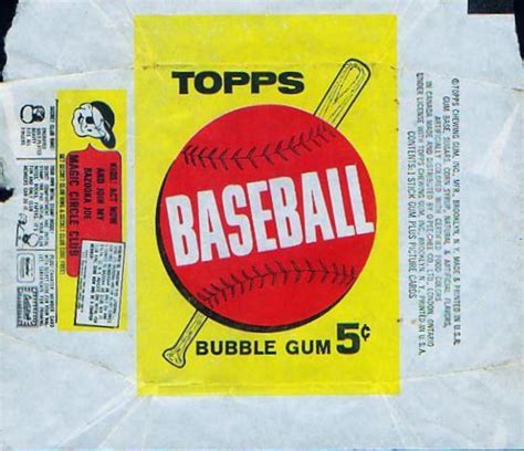 topps archives field guide  dating topps wrappers
