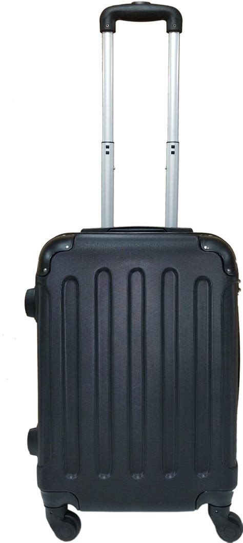 bolcom handbagage koffer cm  wielen trolley zwart