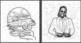 Wiz Khalifa Coloring sketch template