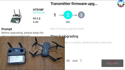 transmitter firmware update fixes bug   hubsan zino mini pro drones  software mobile