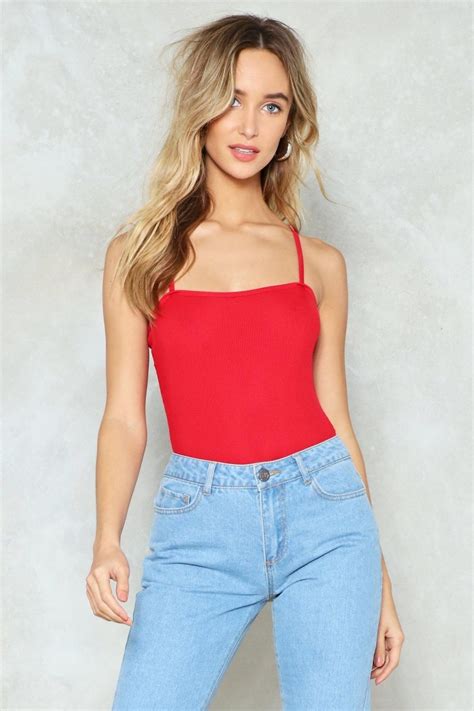 Up Close And Personal Ribbed Bodysuit Shop Clothes At Nasty Gal