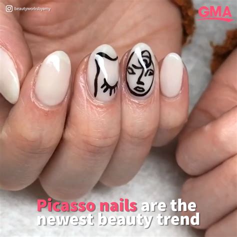 picasso nails   newest nail trend picasso nails  nail