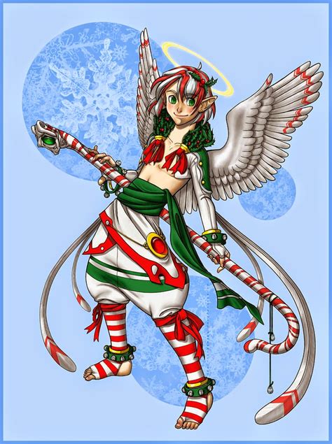 dragonsfaerieselvestheunseen christmas fairy art